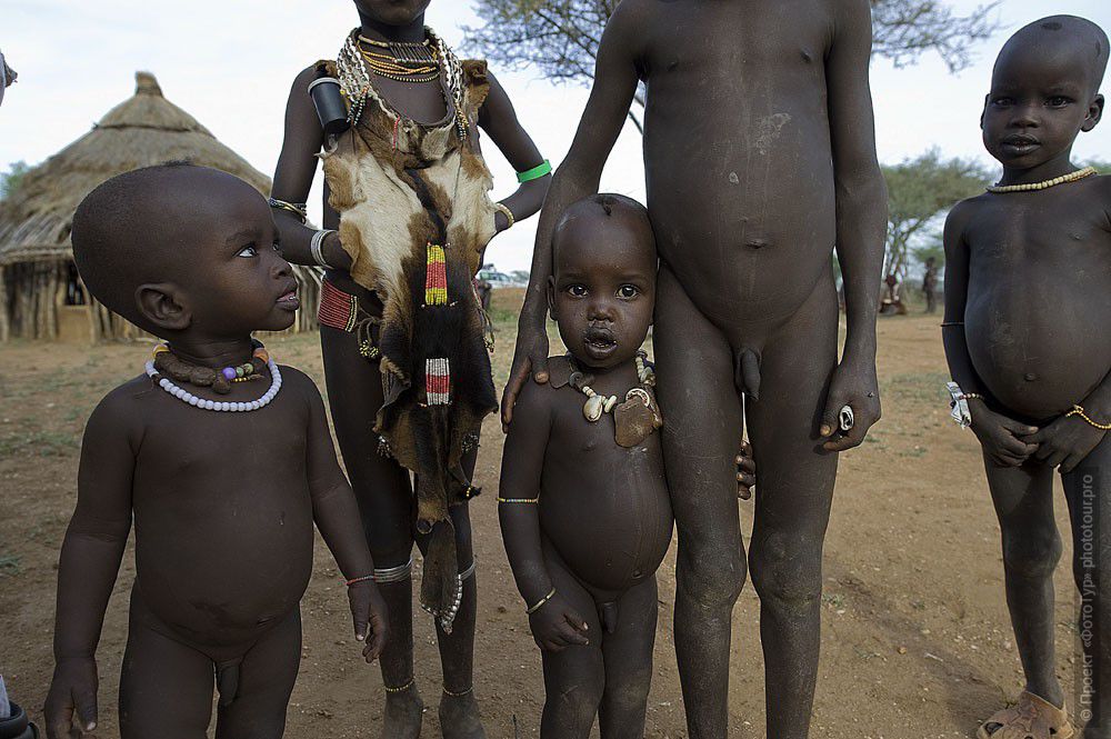 Фотография Мальчики Племени Хамер Эфиопия. Фототур в Эфиопию.