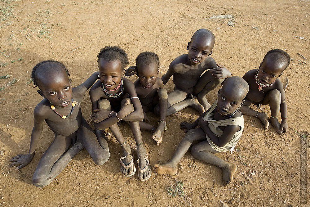 Фотография Дети Племени Хамер Эфиопия. Фототур в Эфиопию.