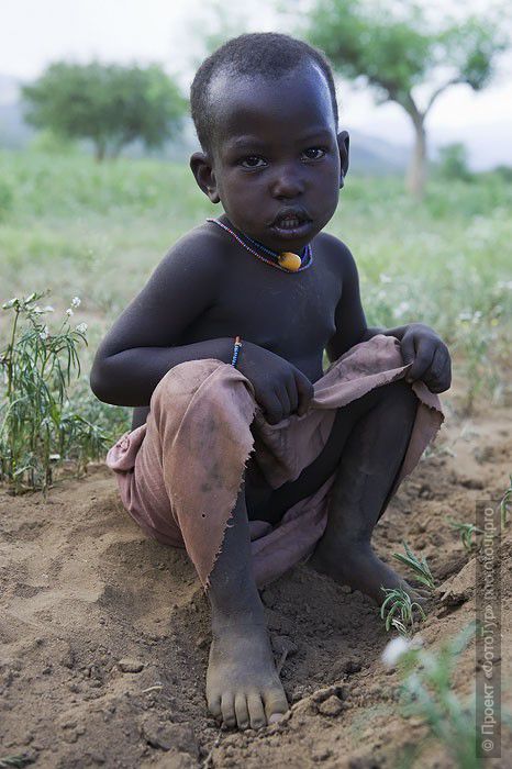 Фотография Девчушка Племени Цамай Эфиопия. Фототур в Эфиопию.