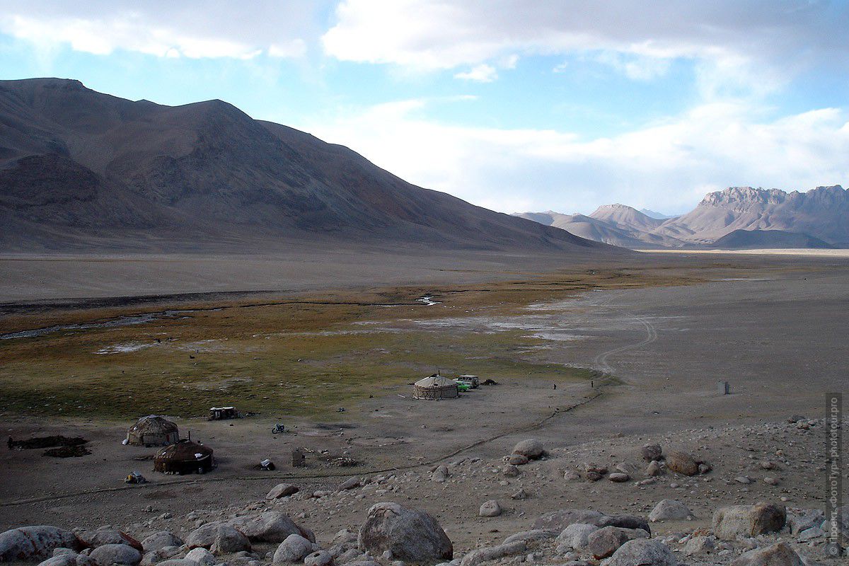 Фотография Джайлоо в долине Кен Шибер, Таджикистан, фототур на Памир.