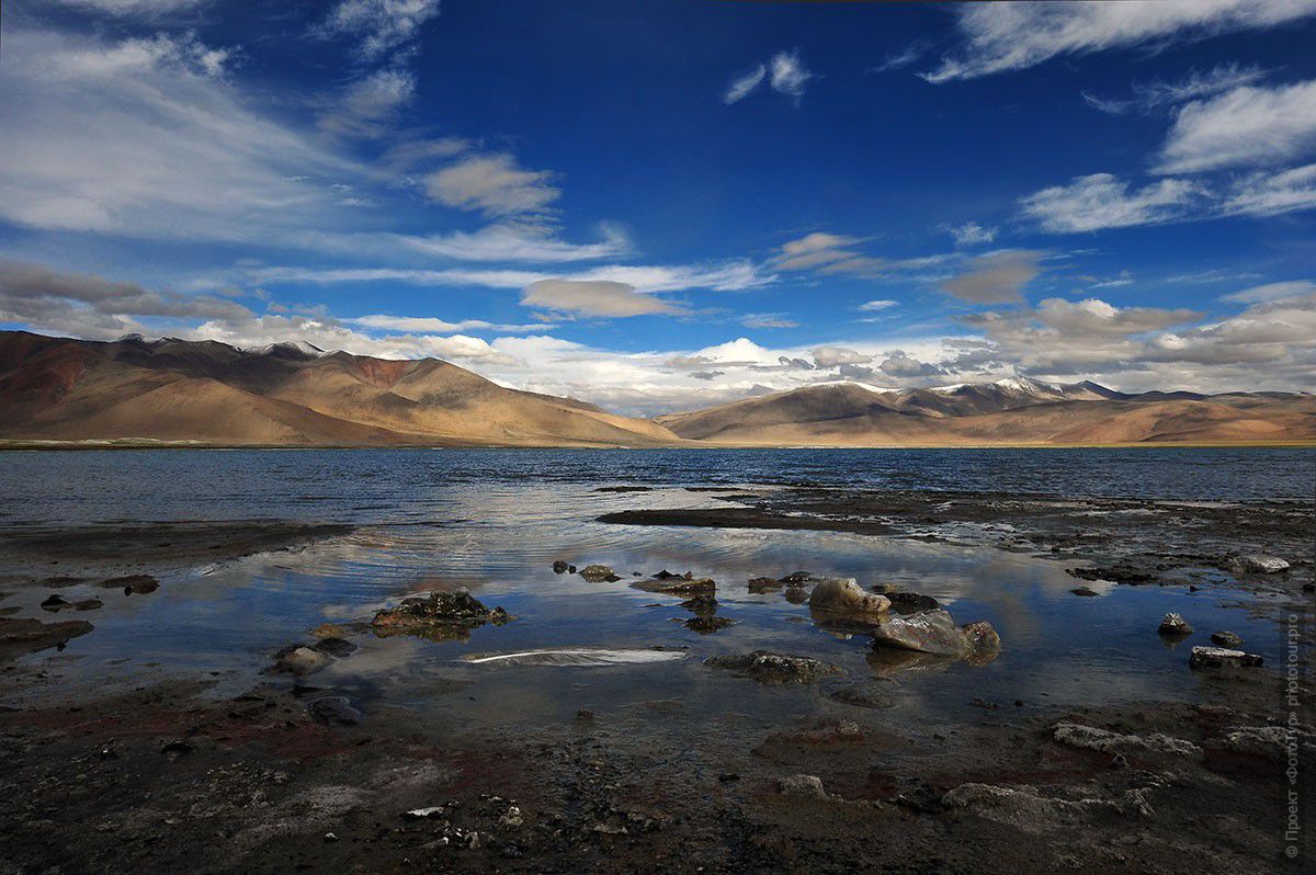 Фотография озера Тсо Кар, долина Рупшу, Малый Тибет. Фототур на озеро Цо Кар, июль 2012 года.