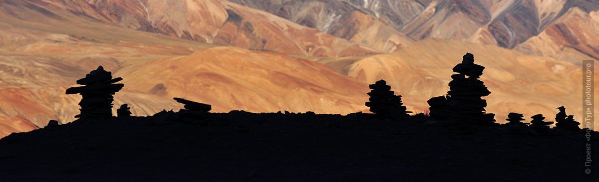 Фото заката на озере Цо Морири. Фототур по Малому Тибету.