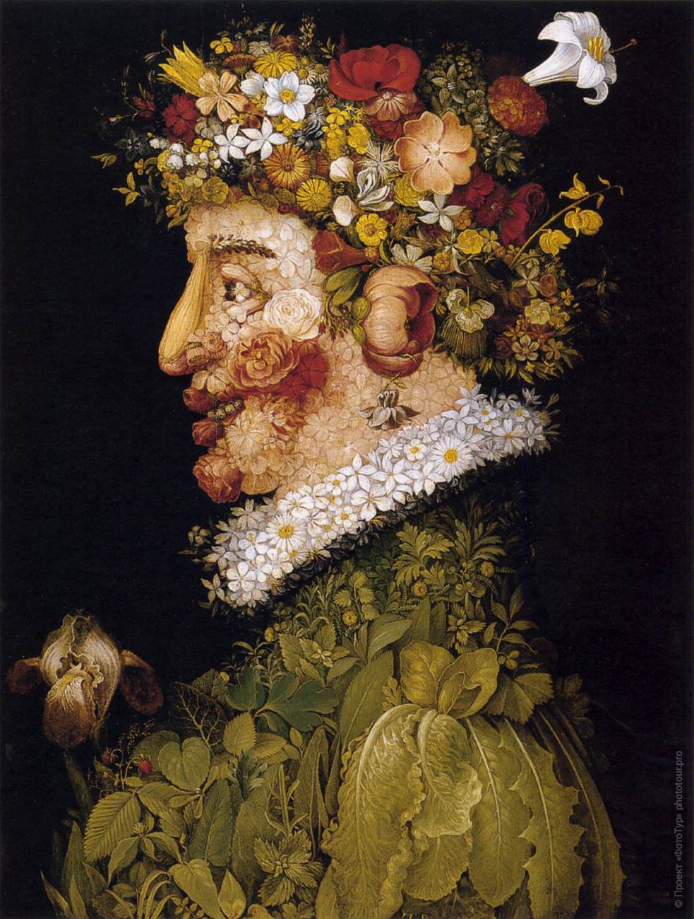 . Spring, 1563.  . Giuseppe Arcimboldo.
