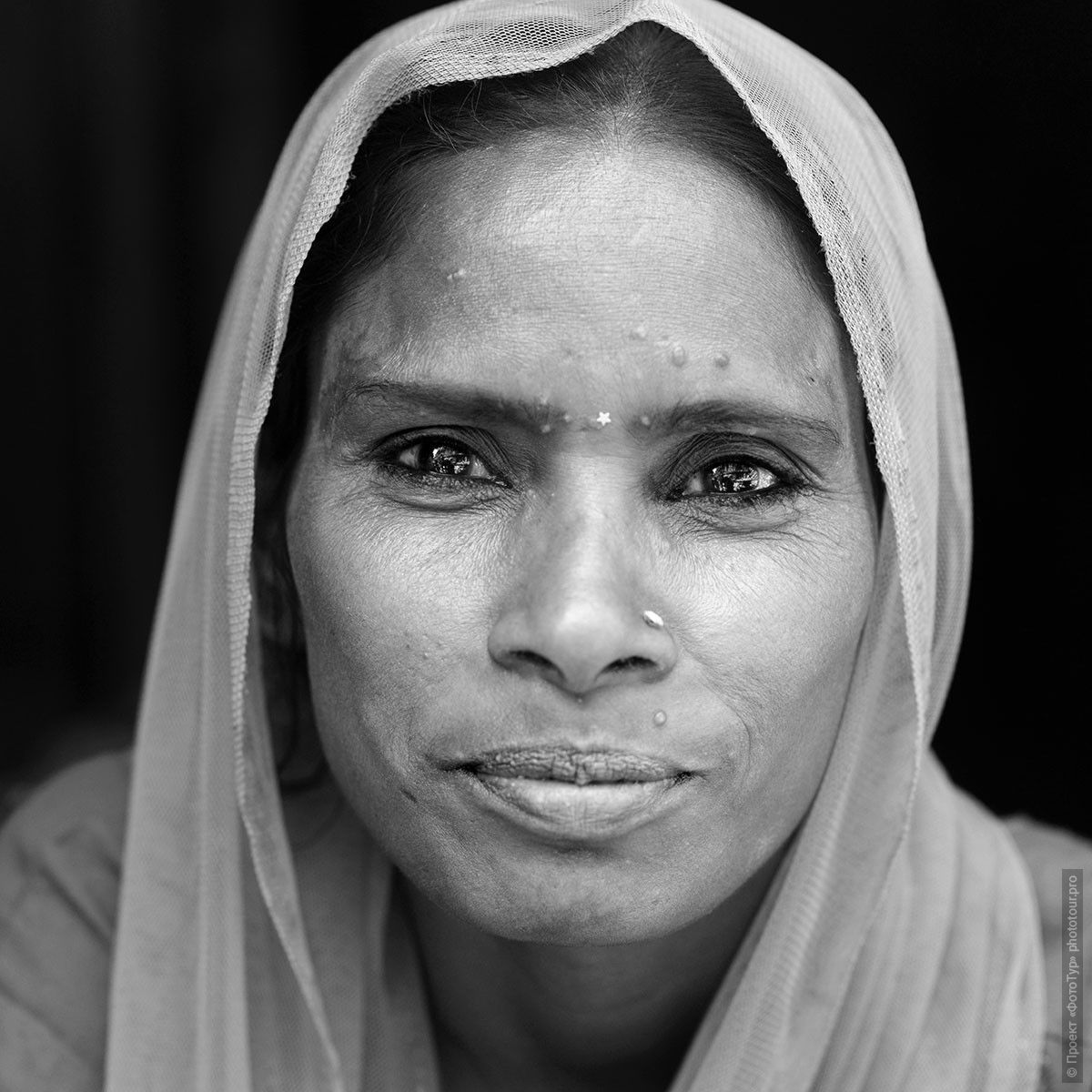 Фотография индийской женщины из Индии. Матхура.