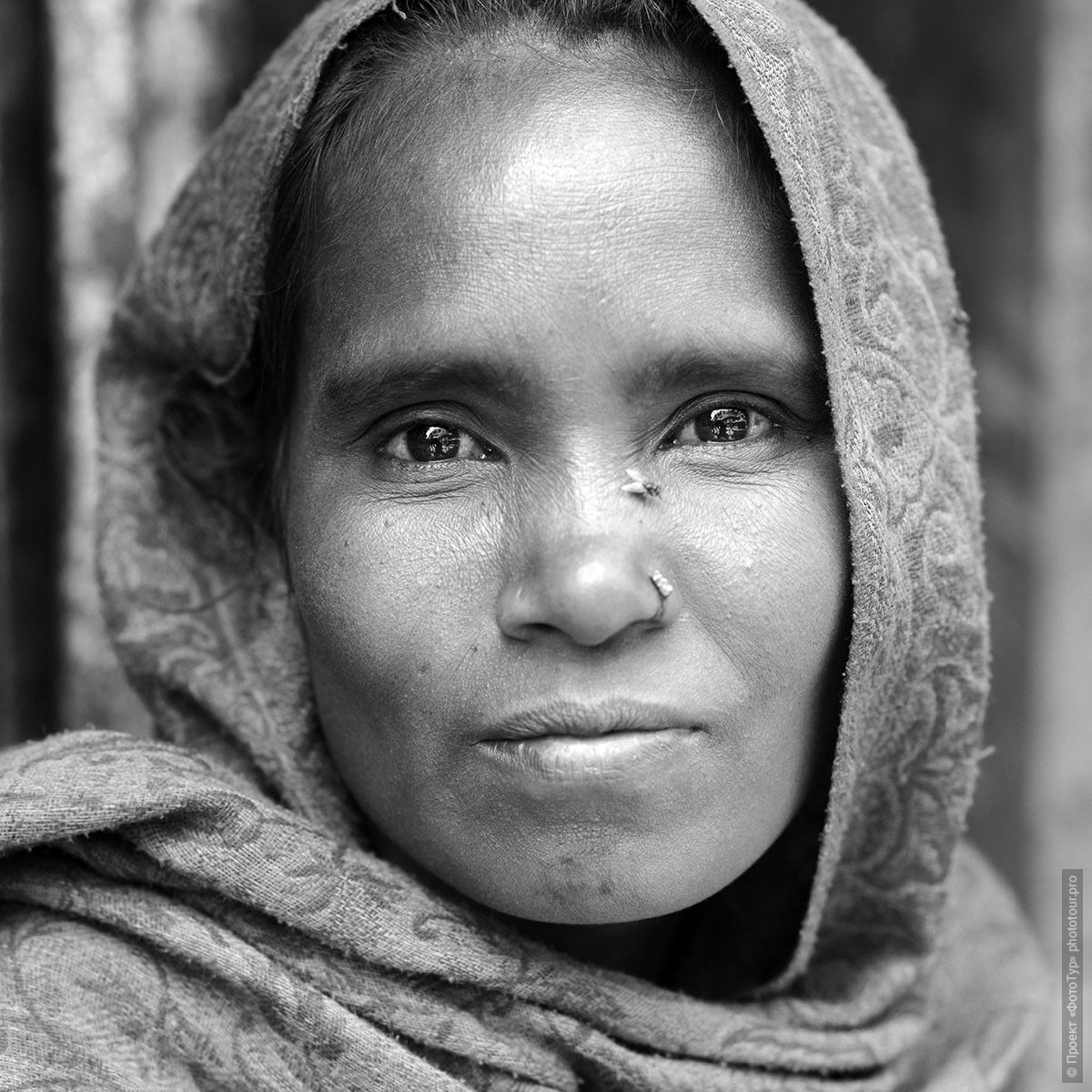 Индийская женщина, Орчха. Фотография женщины из Индии.