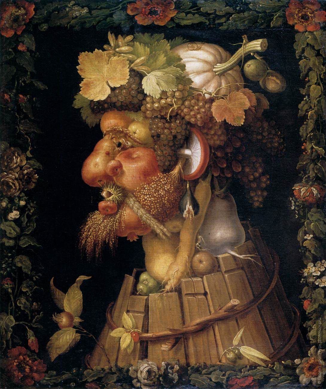 . Autumn, 1573.  . Giuseppe Arcimboldo.