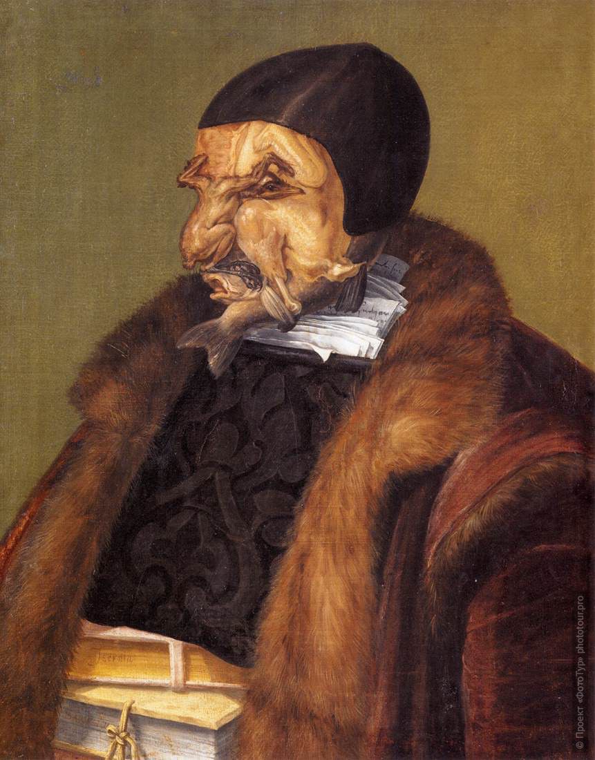 , 1566. The Jurist.  . Giuseppe Arcimboldo.