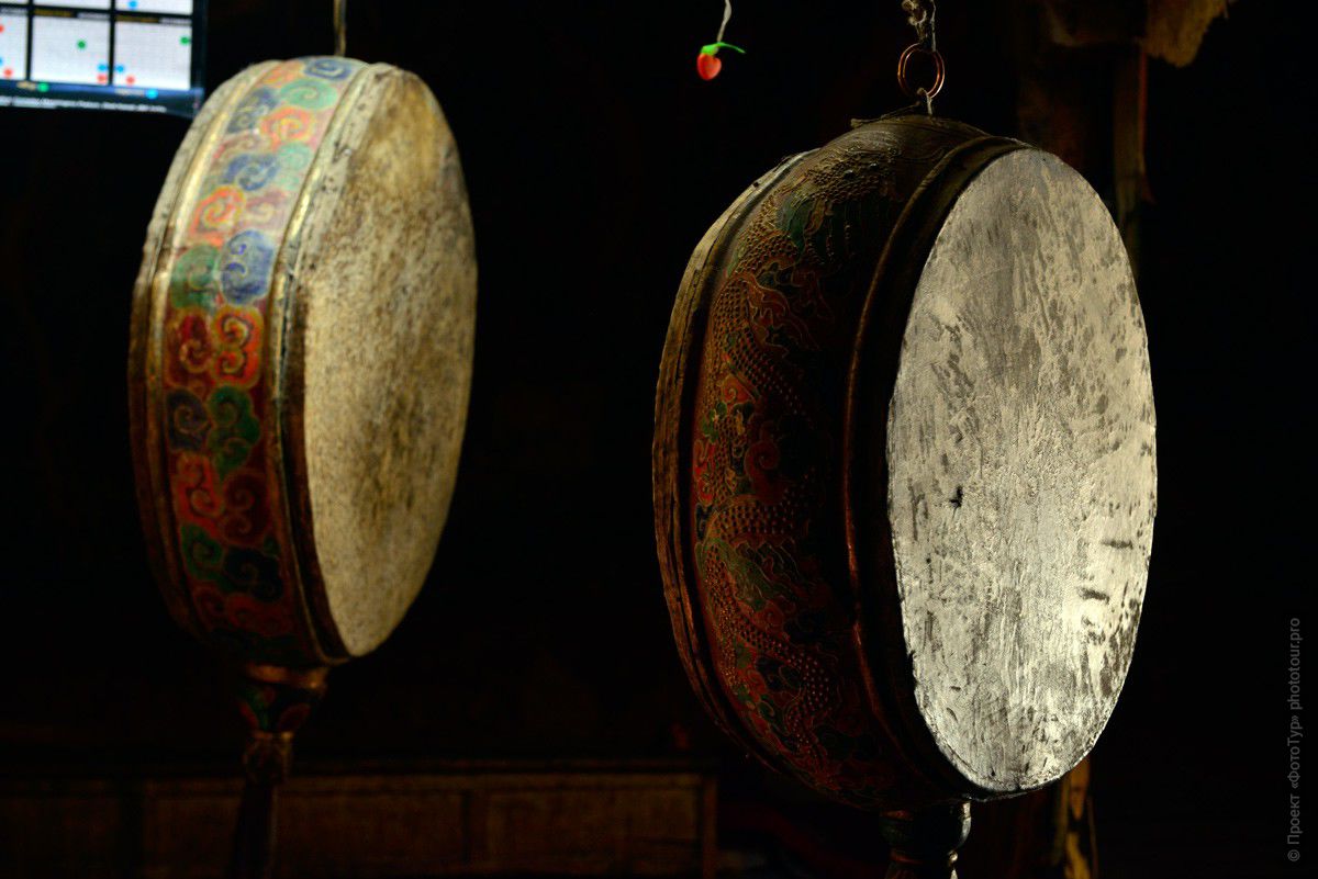 Фотография Натюрморт с буддийскими барабанами, Стонгдей Гонпа, Занскар.