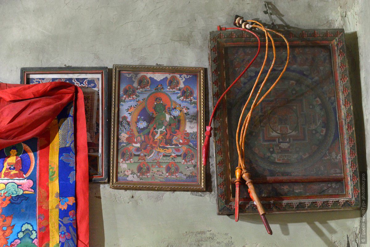 Фотография Монастырский натюрморт, Тиксей Гонпа, Ладакх, Северная Индия.