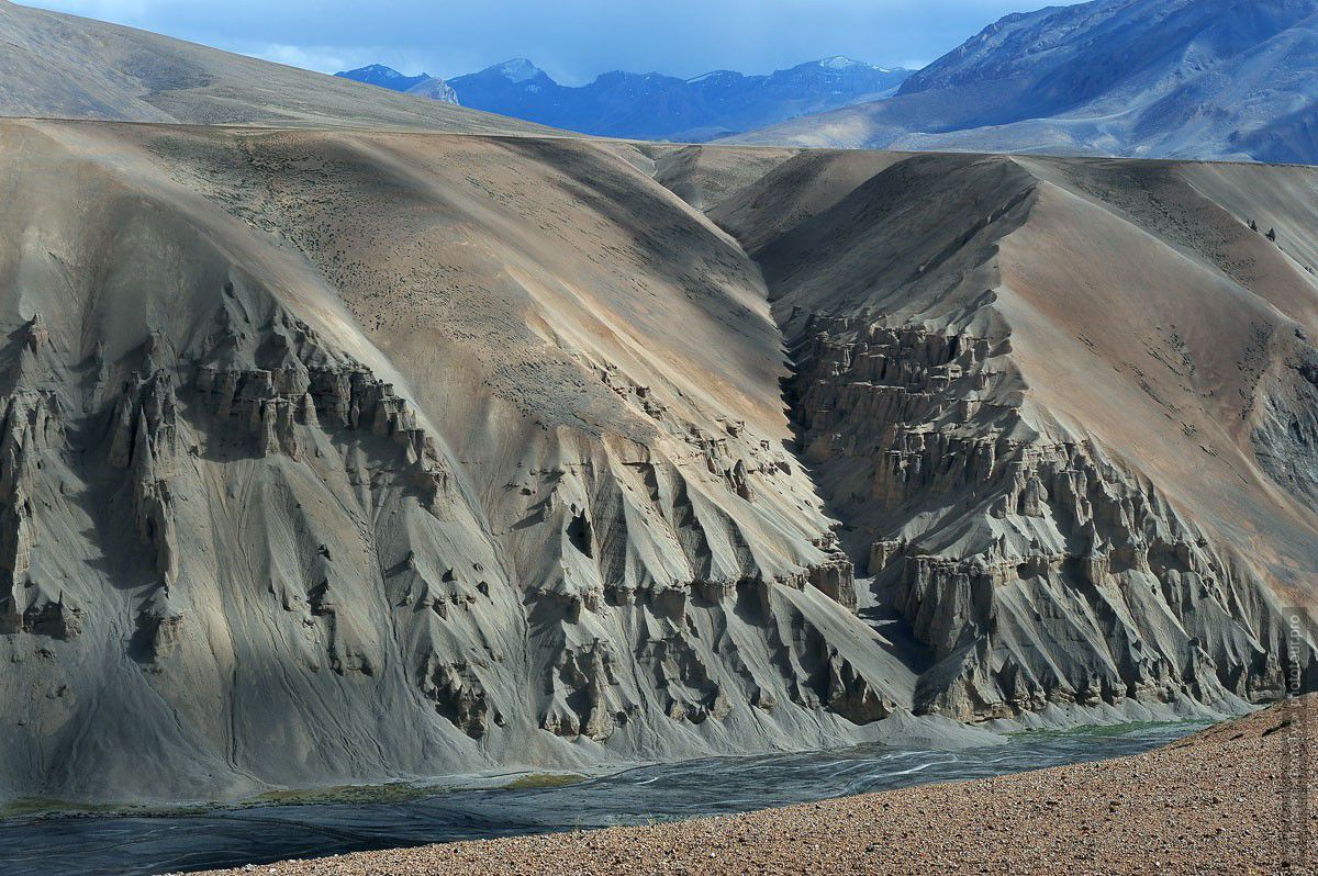 Большой Каньон в Долине Рупшу, Лех-Манальское Шоссе. Фототур в Долину Спити из Леха,  Малый Тибет, Индия.