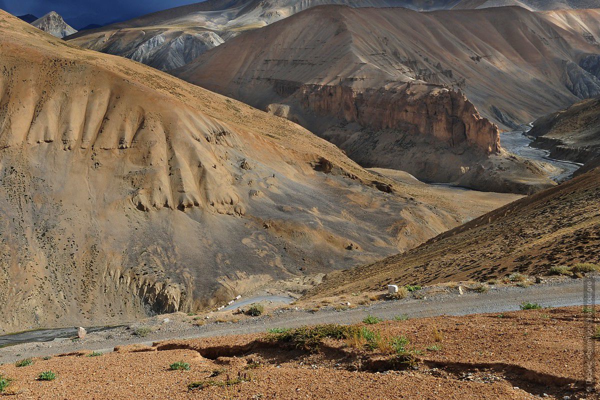 Рисунки горных долин Рупшу, Лех-Манальское Шоссе. Фототур в Долину Спити из Леха,  Малый Тибет, Индия.