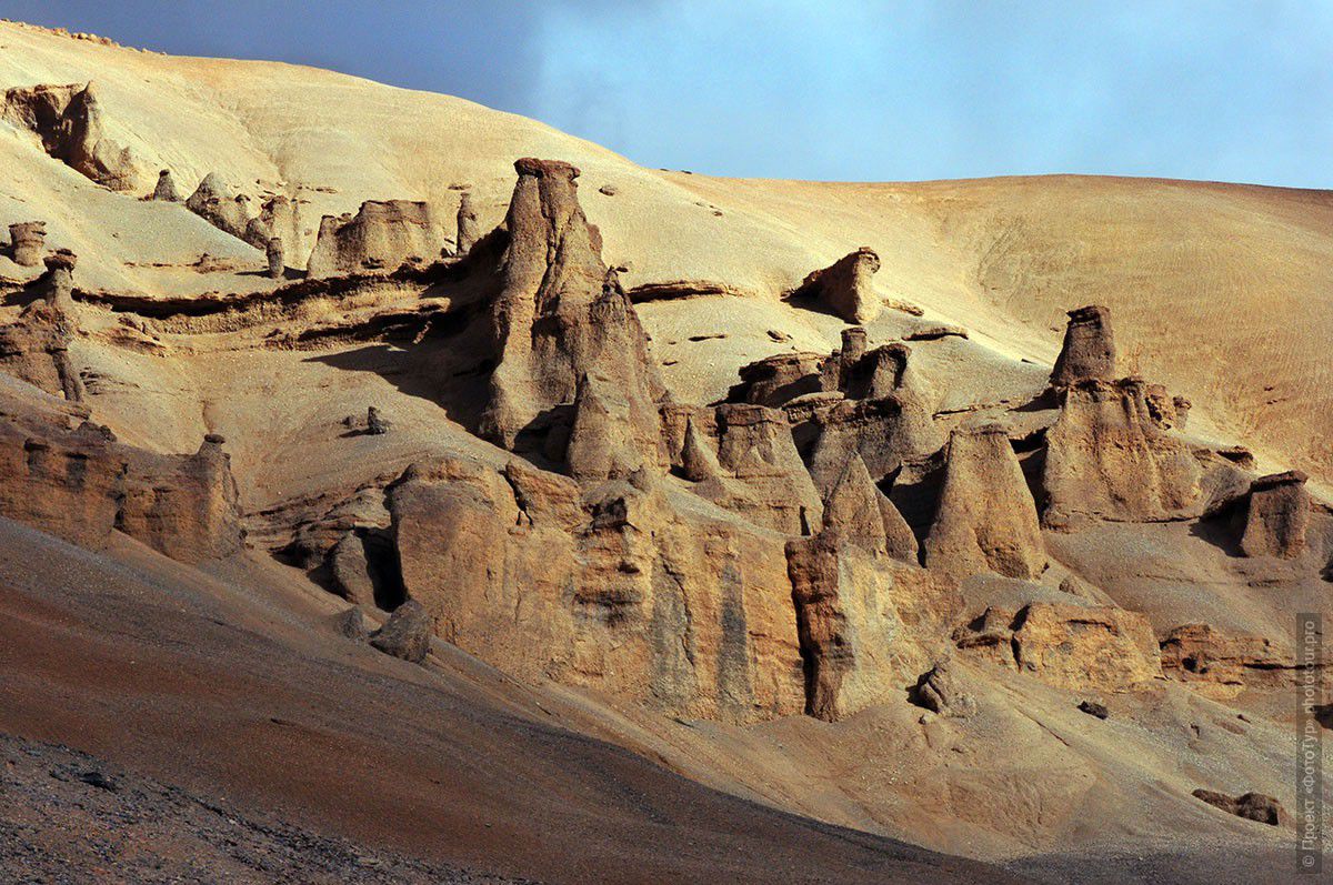 Каменные Грибы, Лех-Манальское Шоссе. Фототур в Долину Спити из Леха,  Малый Тибет, Индия.