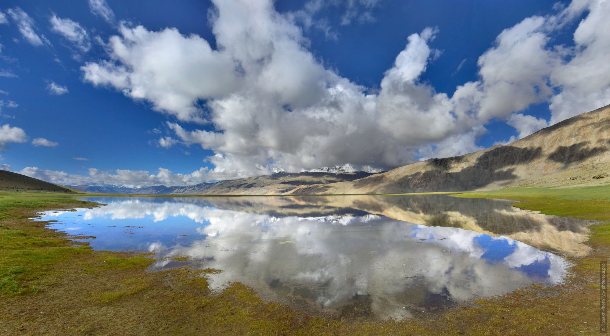 Фотография Утро ясных Отражений, озеро Цо Морири. Фототур по высокогорным озерам Тибета, Ладакх.