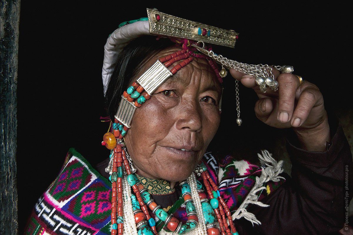 Фото Тибетская Женщина, Каза. Индия. Тур в Индию, август 2010 год.