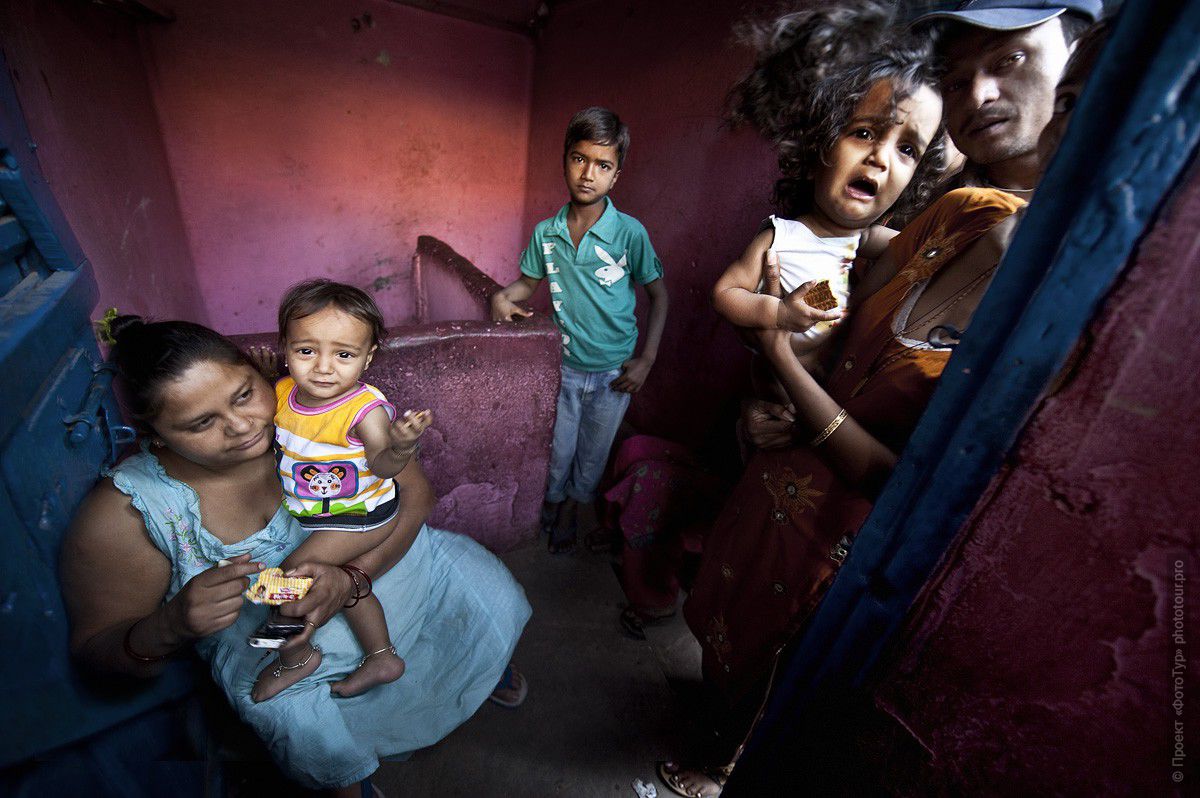 Фото детей публичного дома из Дели. Индия. Тур в Индию, март 2011 год.