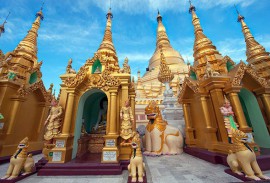 Янгон (Рангун) - столица Бирмы (Мьянмы). Храмовый комплекс Шведагон.