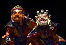 Занскар: Буддийская мистерия Карша Густор, Занскар, Танец Цам, 14 июля 2015 года, часть 3: Дзамбала и Гонкар.