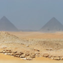 Первая встреча с пирамидами в Каире, Египет.