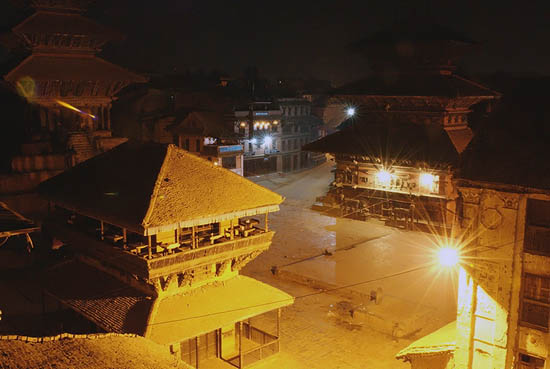 Фототур в Непал: Бхактапур ночью. Бхактапур+фото.
