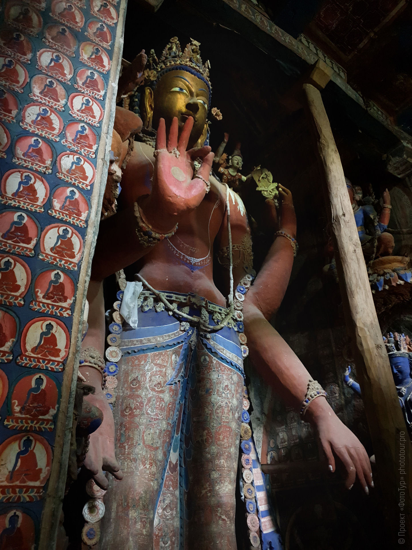 Будда Матрейя, буддийский монастырь ВанЛа  Гонпа. Йога-тур по Ладакху, Гималаи с Мариной Плехановой, 09 - 18 июля 2024 года.