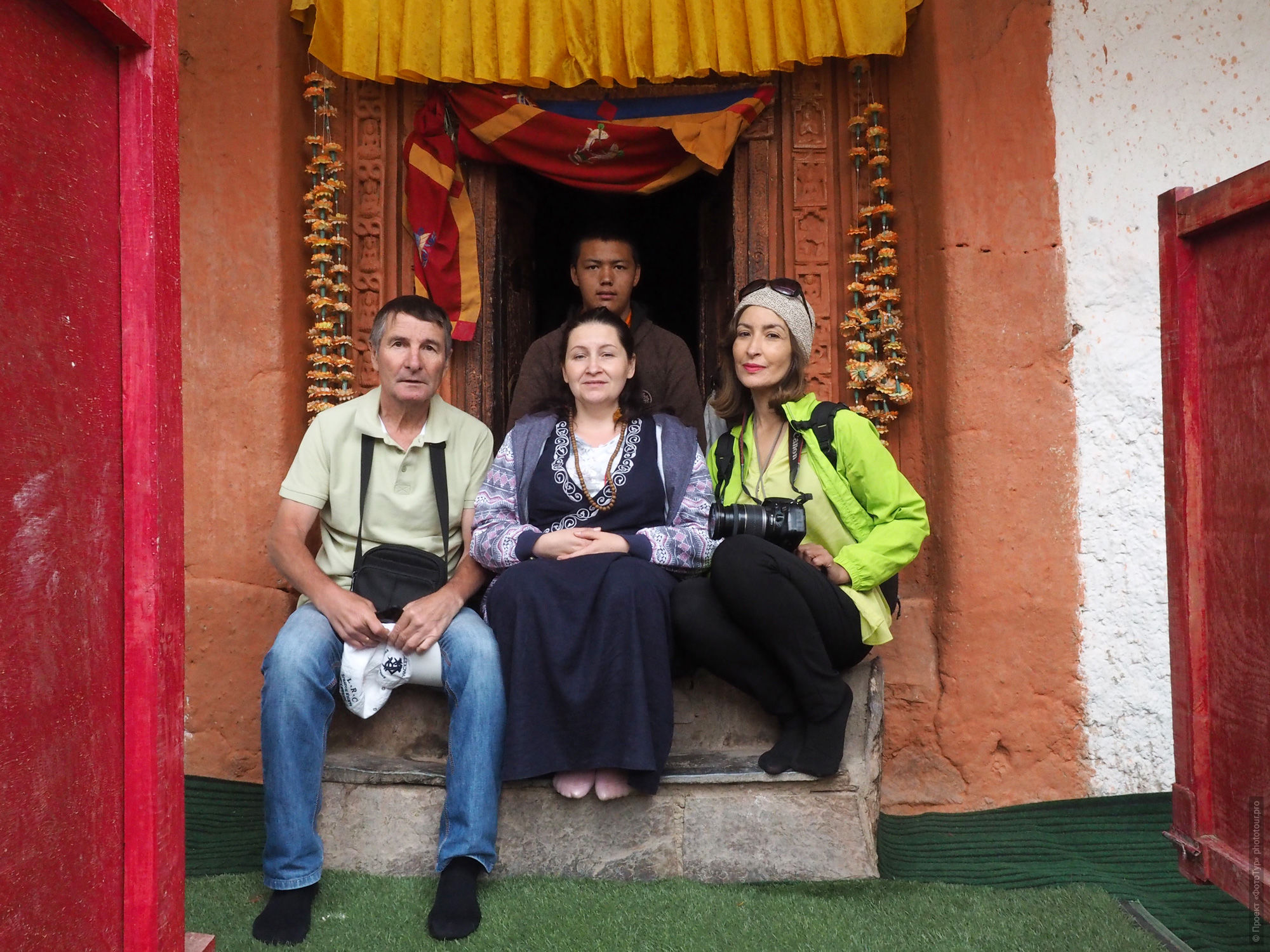 В монастыре Ванла. Рекламный тур по Ладакху для буддистов, 21.07.2018 — 30.07.2018 года.