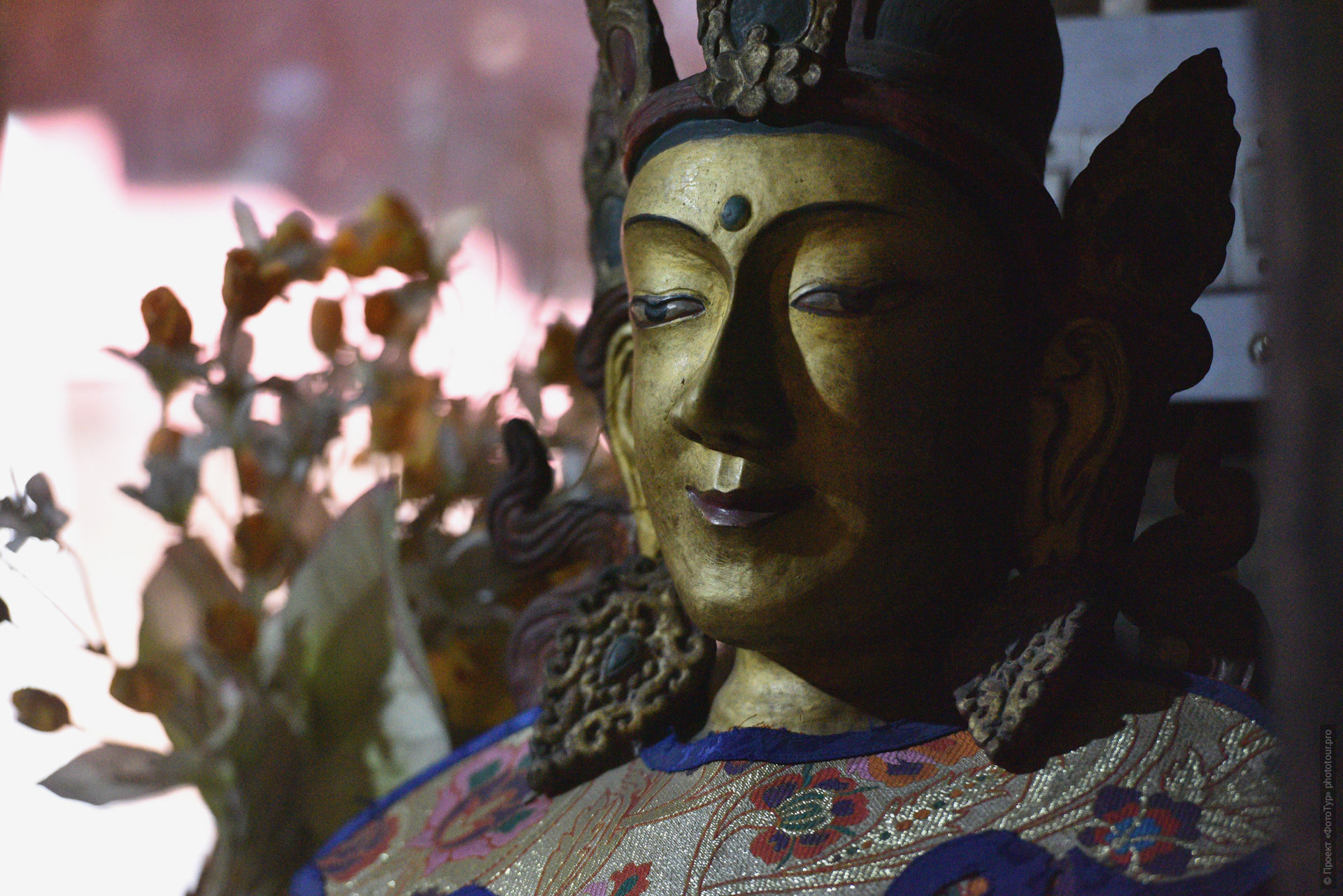 Будда Матрейя, буддийский монастырь Чамдей Гонпа, Ладакх, северная Индия.