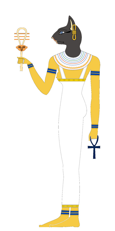 Богиня Бастет, Древний Египет.