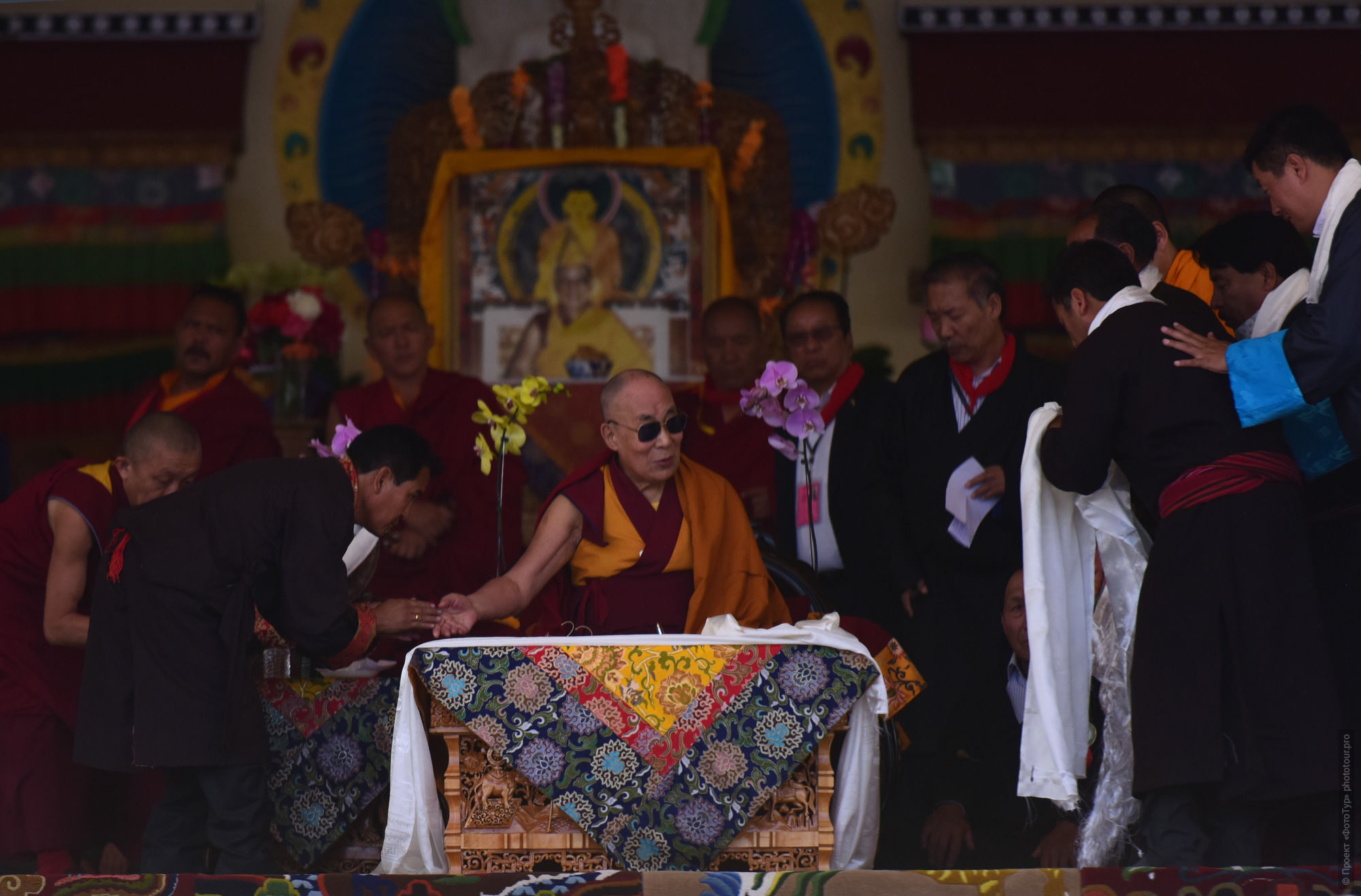 День Рождения Его Святейшества Далай Ламы XIV, 6 июля 2018 год в Ладакхе.