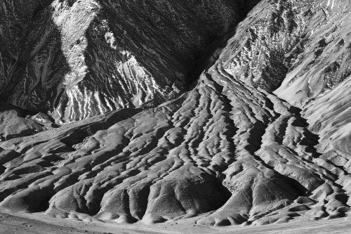 Склоны гор. Западный Тибет. Китай, 2016