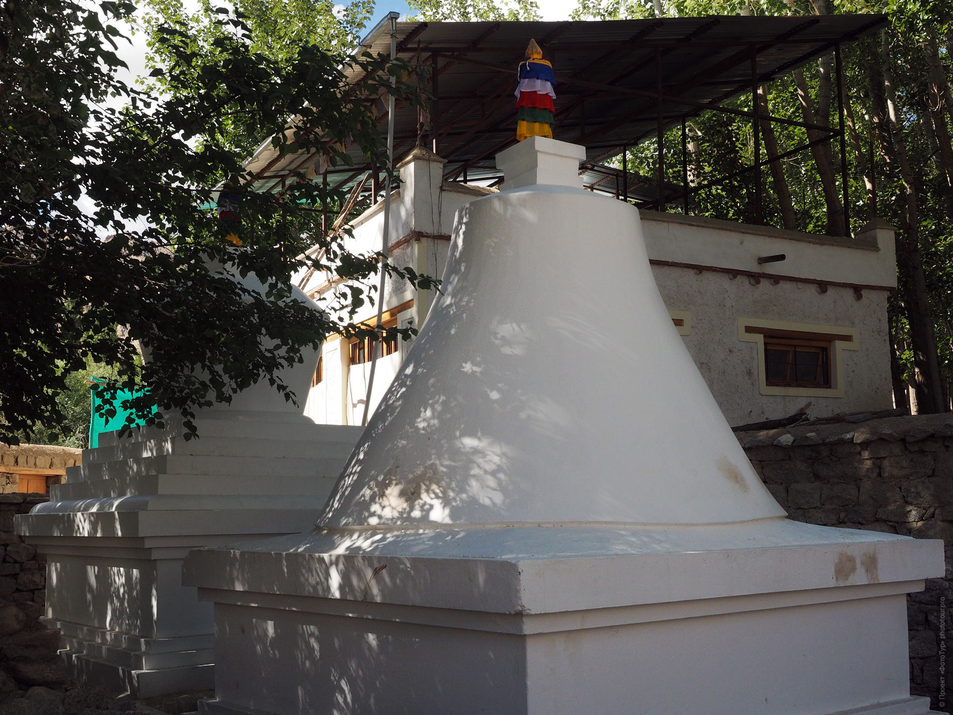 Ступа Паринирваны, Гоман Ступа, Лех, Ладакх.