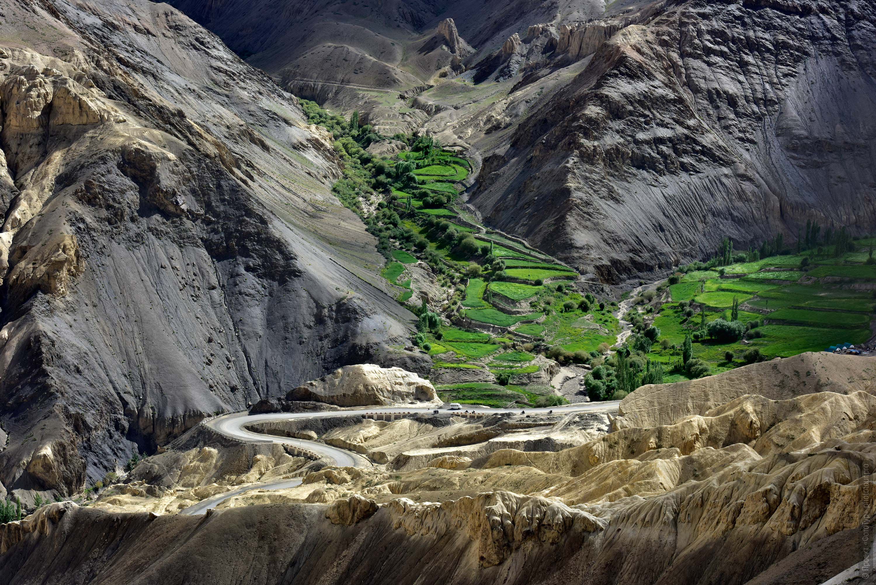 Roads and Fields of Lamayuru, Ladakh Women's Tour, August 31 - September 14, 2019.