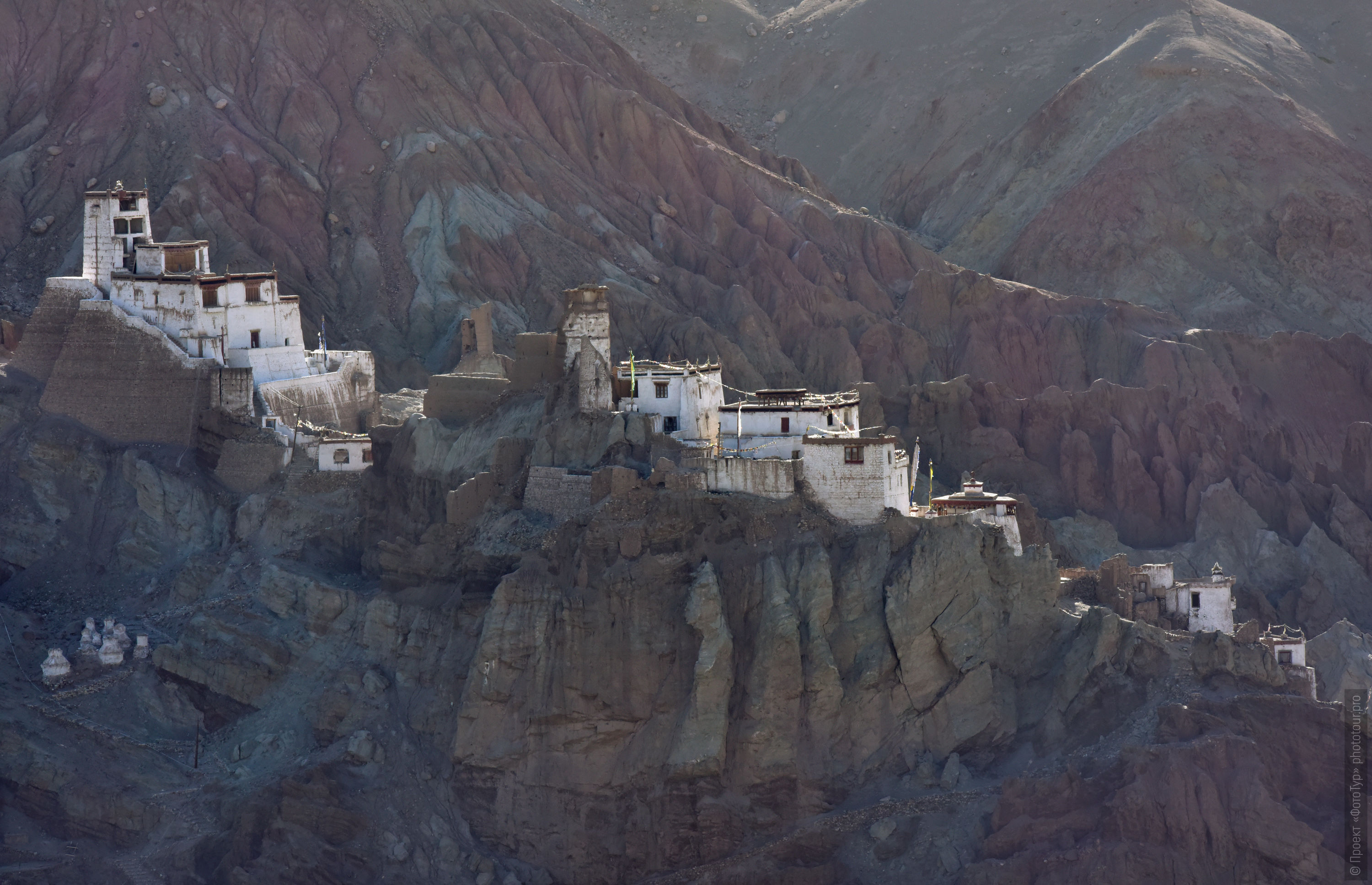 Buddhist monastery of Basgo Gonpa. Budget tour Ladakh and Nubra, July 21 - 30, 2018.