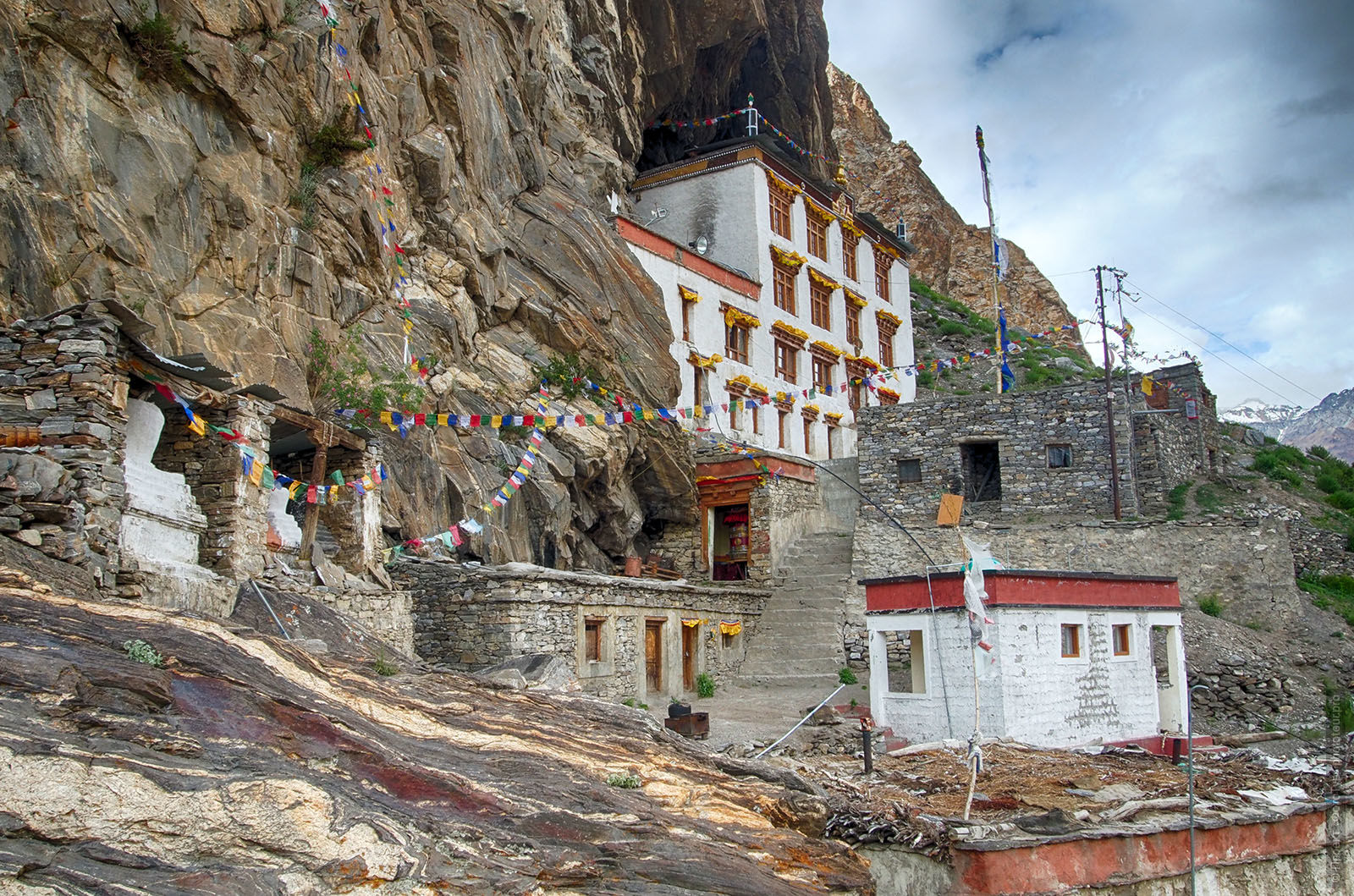 Buddhist monastery Dzongkhul Gonpa. Budget photo tour Legends of Tibet: Zanskar, September 15 - September 26, 2021.