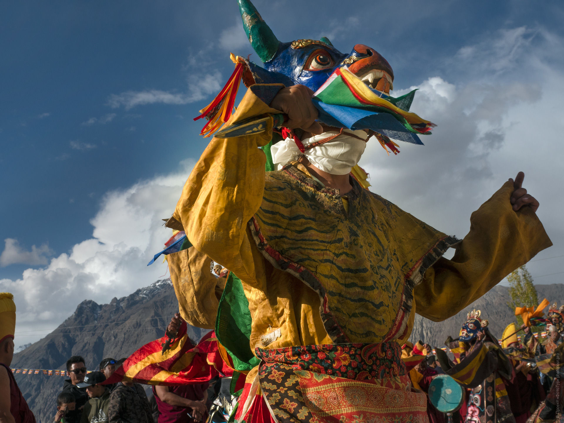 Buddhist mystery with the performance of the Dance Tsam, Ladakh. Tours in Ladakh, 2023.