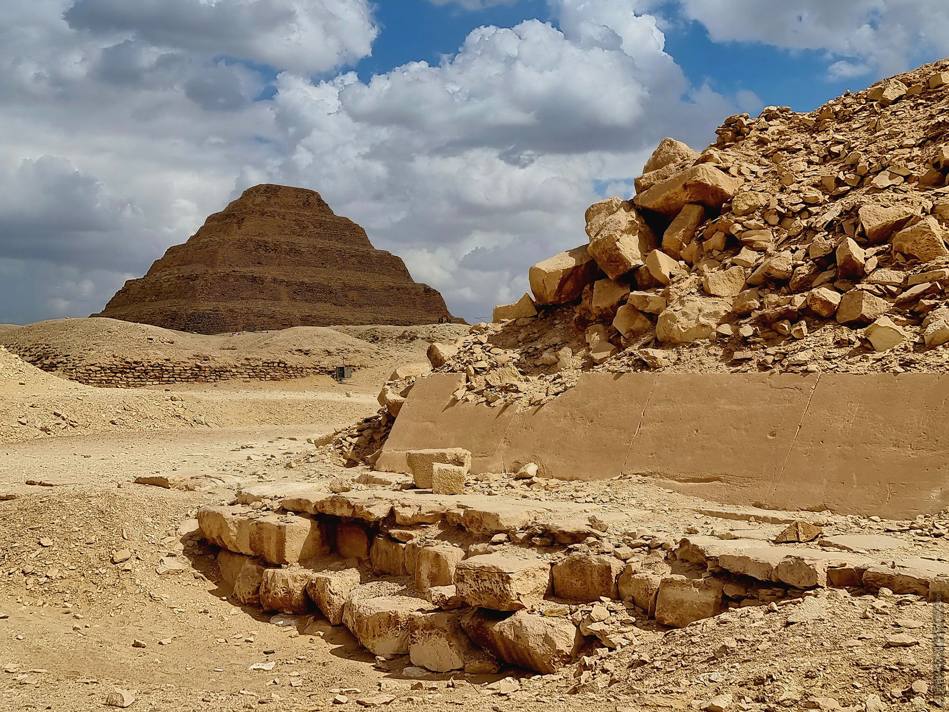 Пирамида Джосера, Саккара, Каир, Египет.