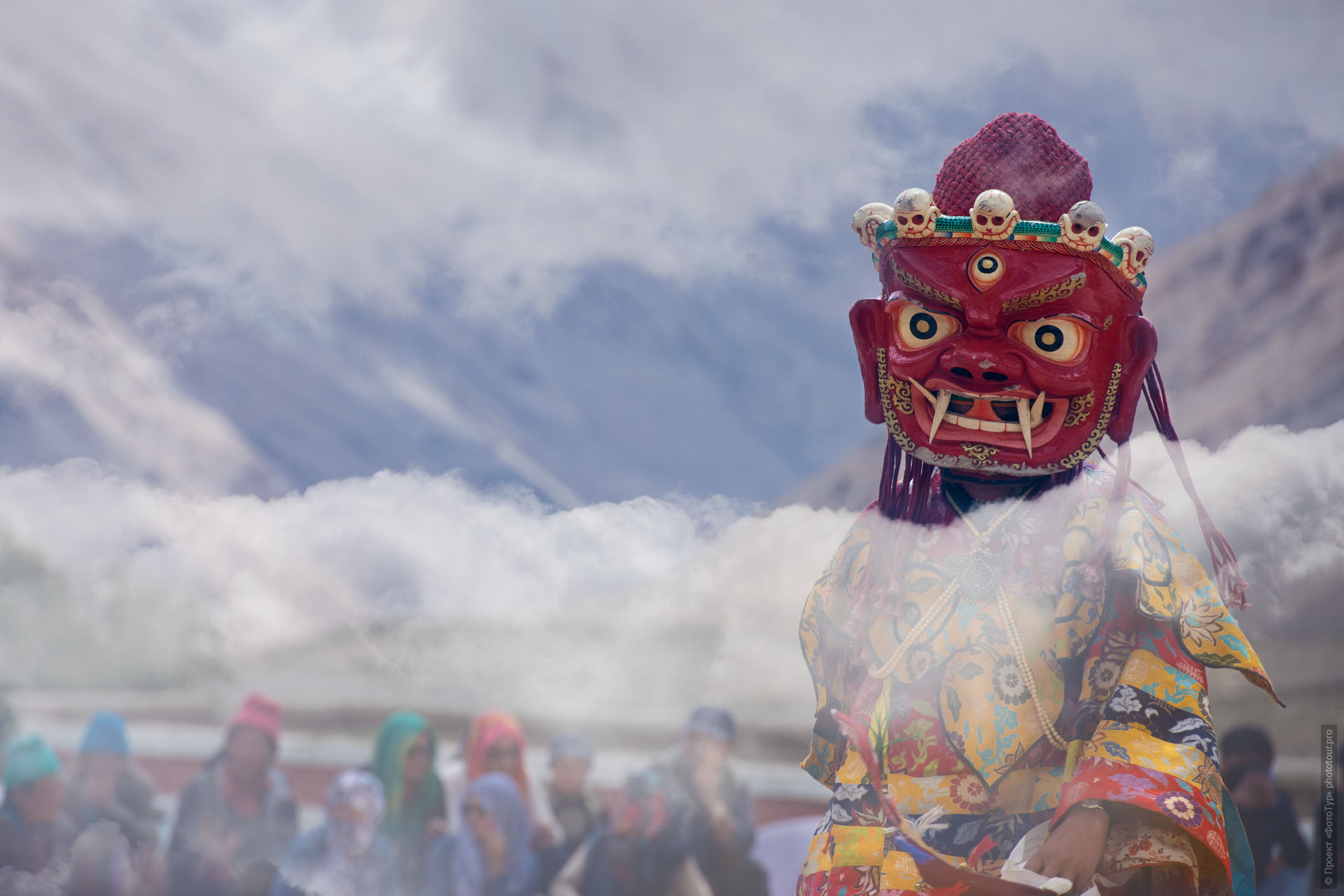 Buddhist Mystery with cham dance performance. Phototour Incredible Himalayas-2: Tsam dance at Tiksei monastery + Tso Moriri lake, Ladakh, Tibet, 11.11.-20.11.2020.