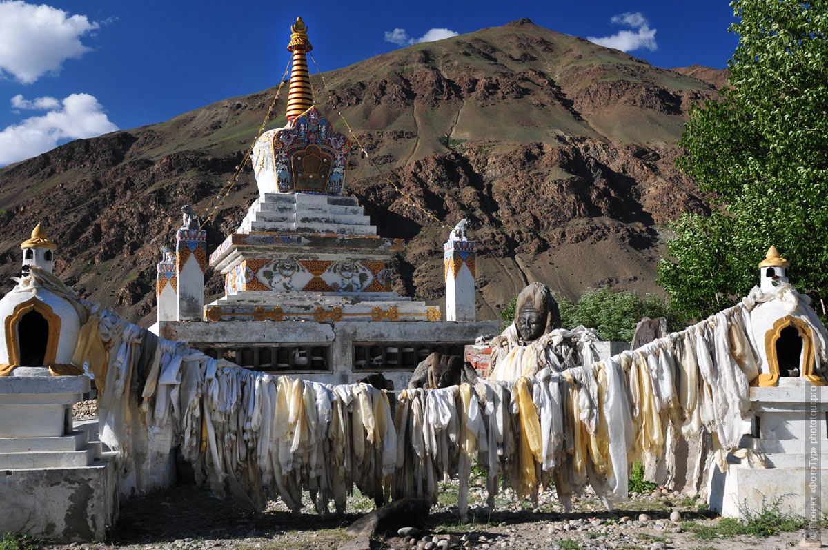 Идолы буддийского монастыря Сани Гонпа, Занскар, Гималаи, Северная Индия.