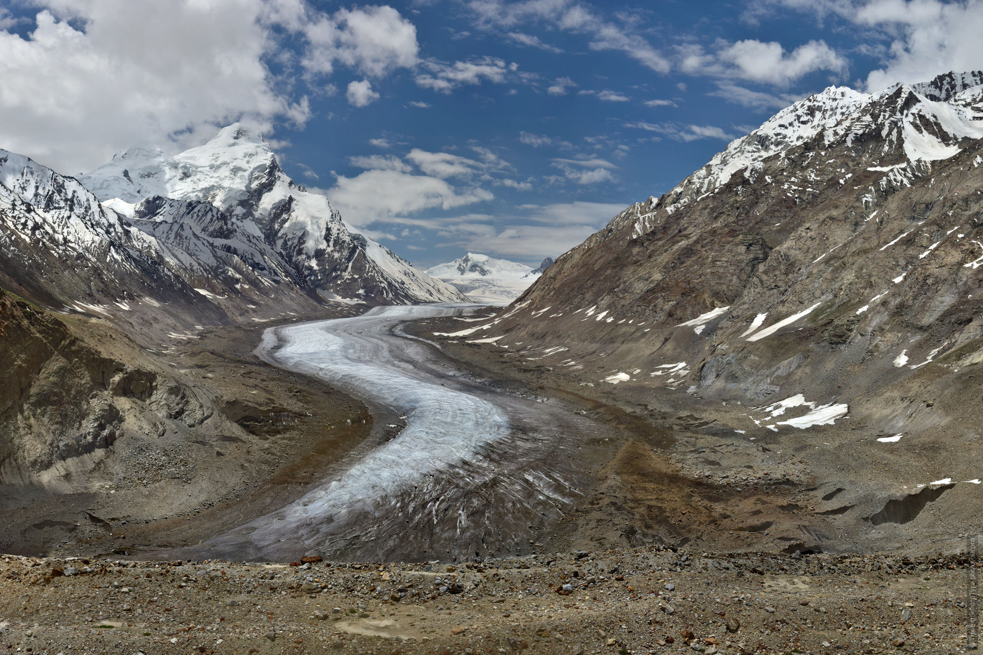 Ледник Drang Drung Glacier, тур в Занскар, Северная Индия.