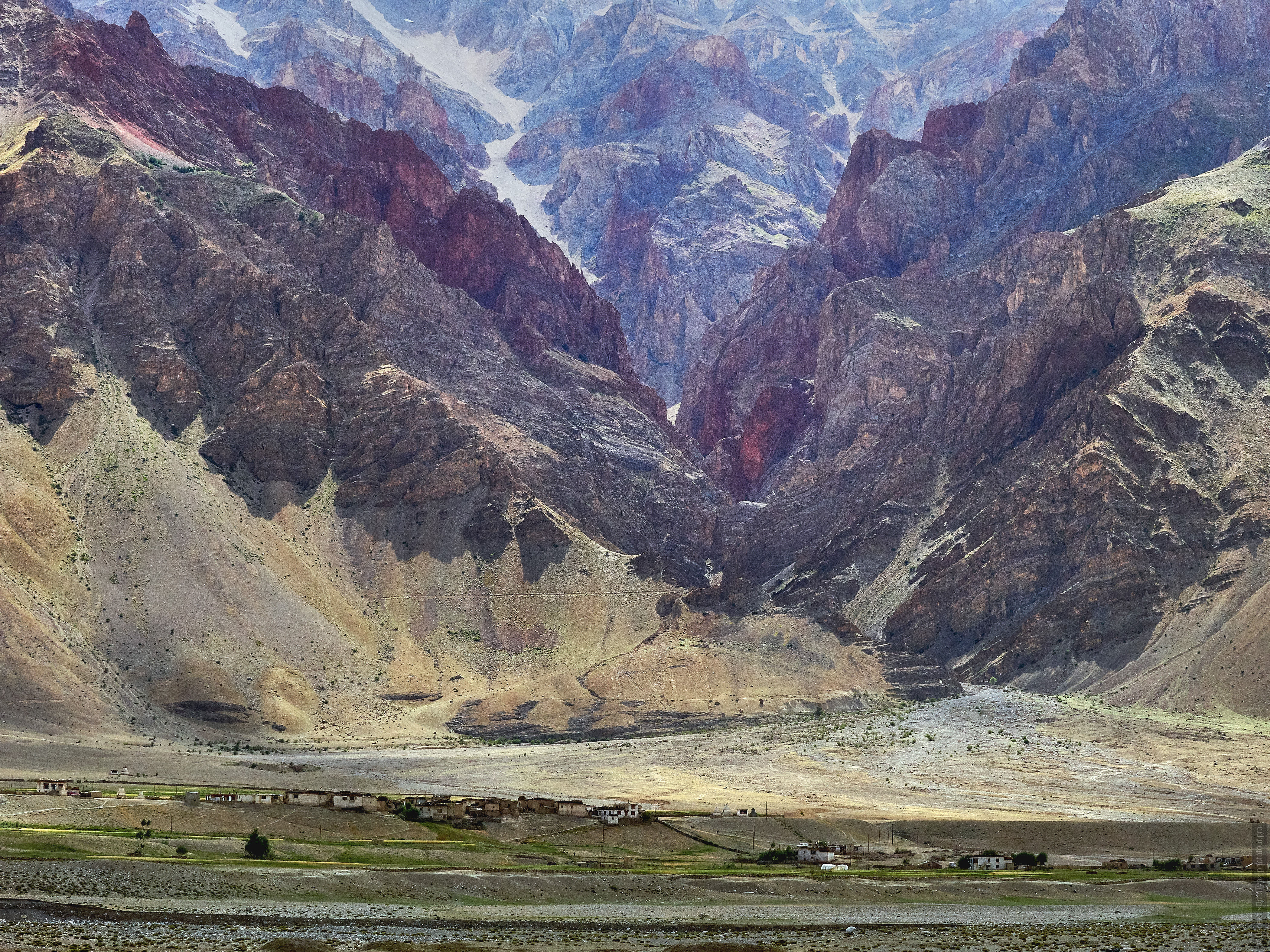 Долина Зангла, Занскар, Гималаи, Северная Индия.