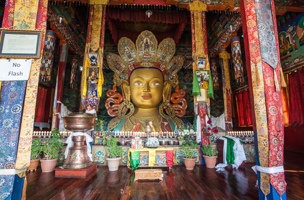 Будда Будущего в монастыре Тиксей Гонпа. Фотопутешествие по Ладакху.