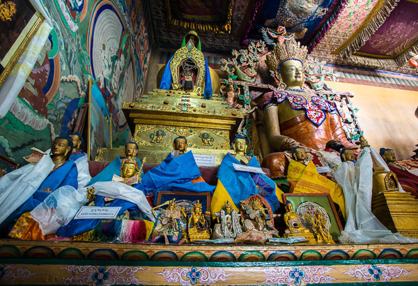 Будда Матрейя в монастыре Ридзонг, Ладакх. Туры по Ладакху с руссккими гидами.