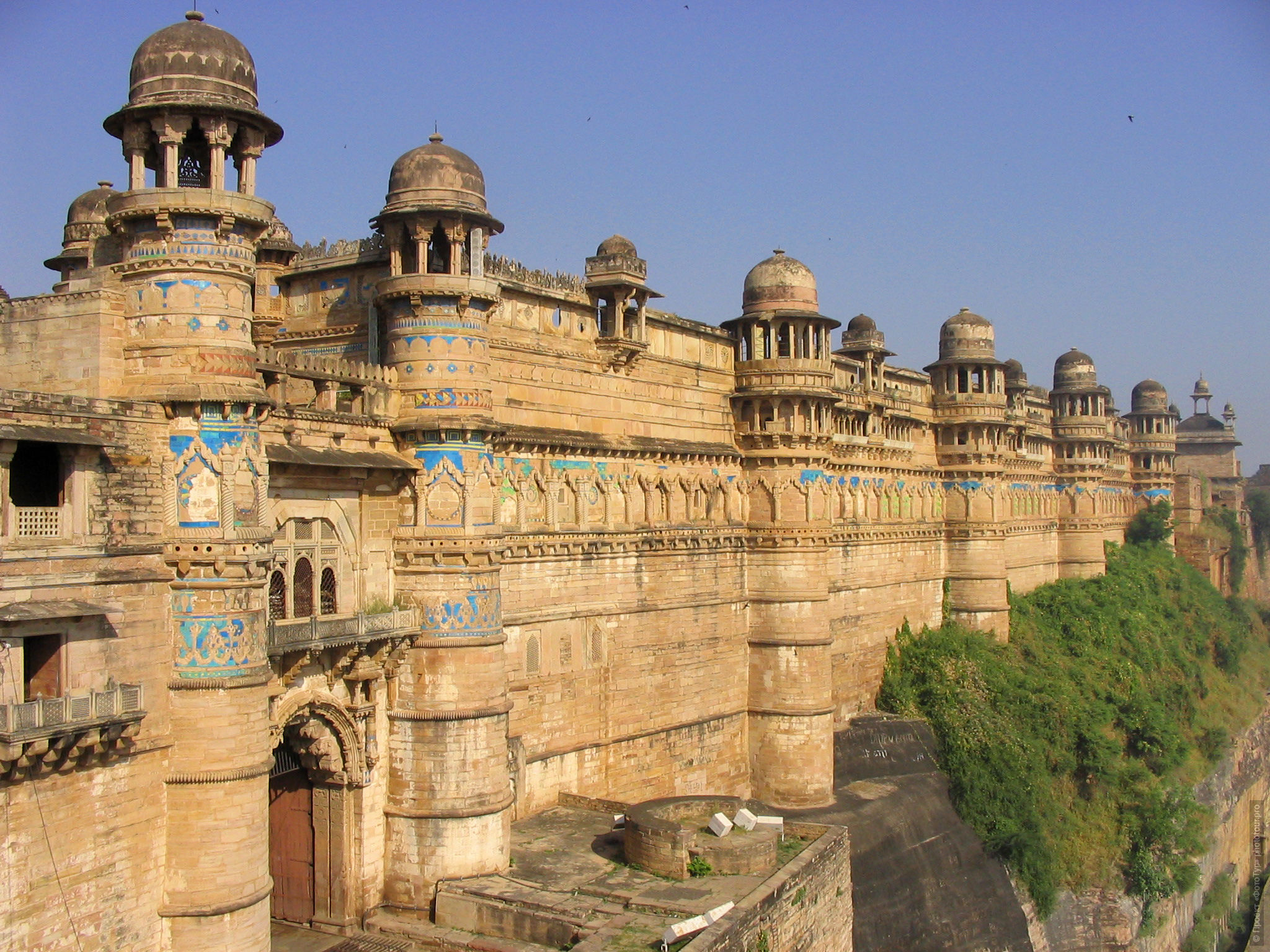Fort Gwalior, India. Tour to Gwalior, September 2023.