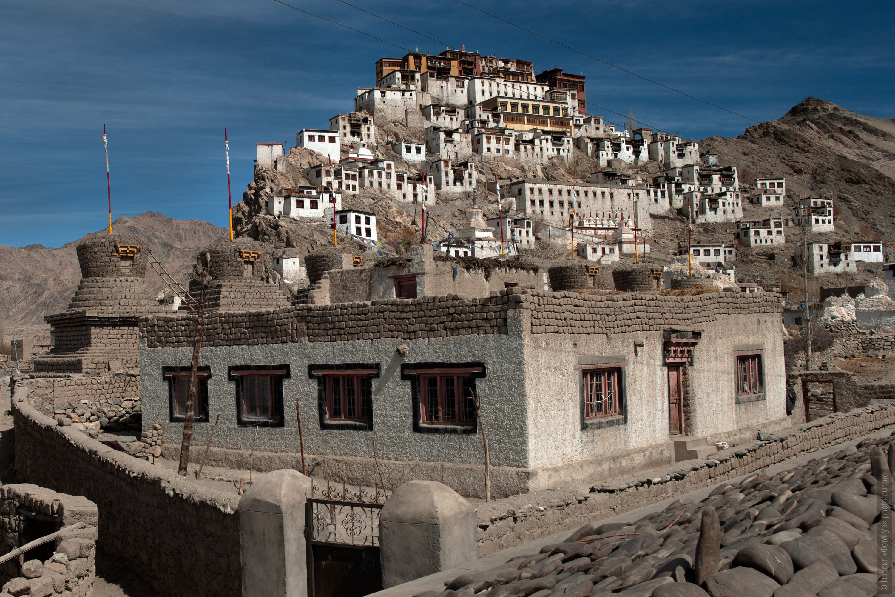 Buddhist monastery of Tikshey Gonpa. Budget tour Ladakh and Nubra, July 21 - 30, 2018.