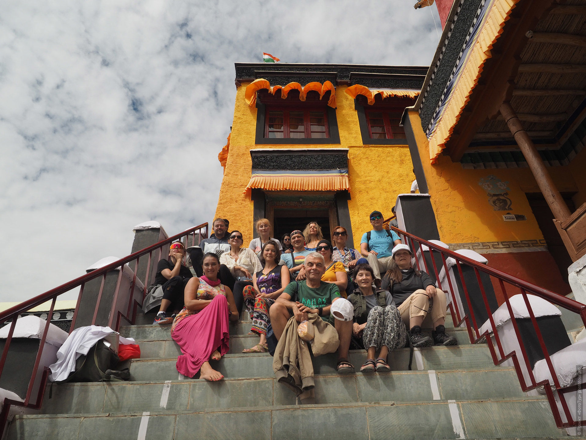 Монастырь Тиксей Гонпа, йога-тур по Ладакху, август 2022 года.