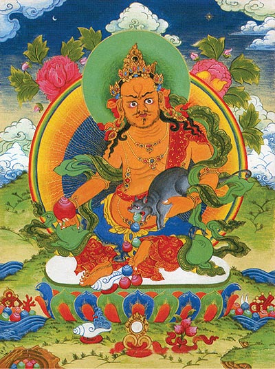 Желтый Дзамбала, тибетский буддизм.