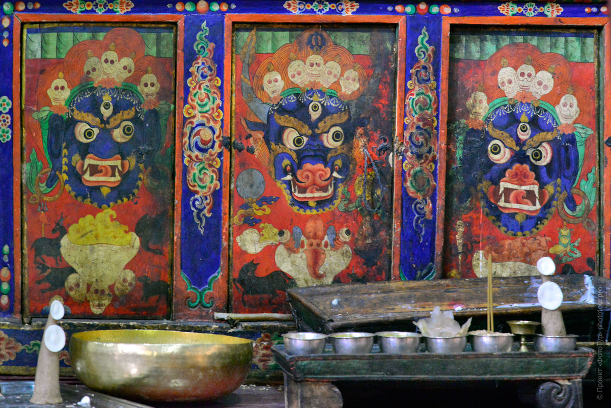 Буддийский монастырь Ридзонг Гонпа, Ладакх.