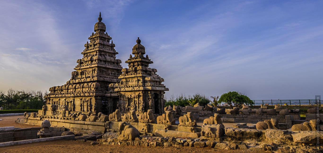 Храмы Махабалипурама, Южная Индия.
