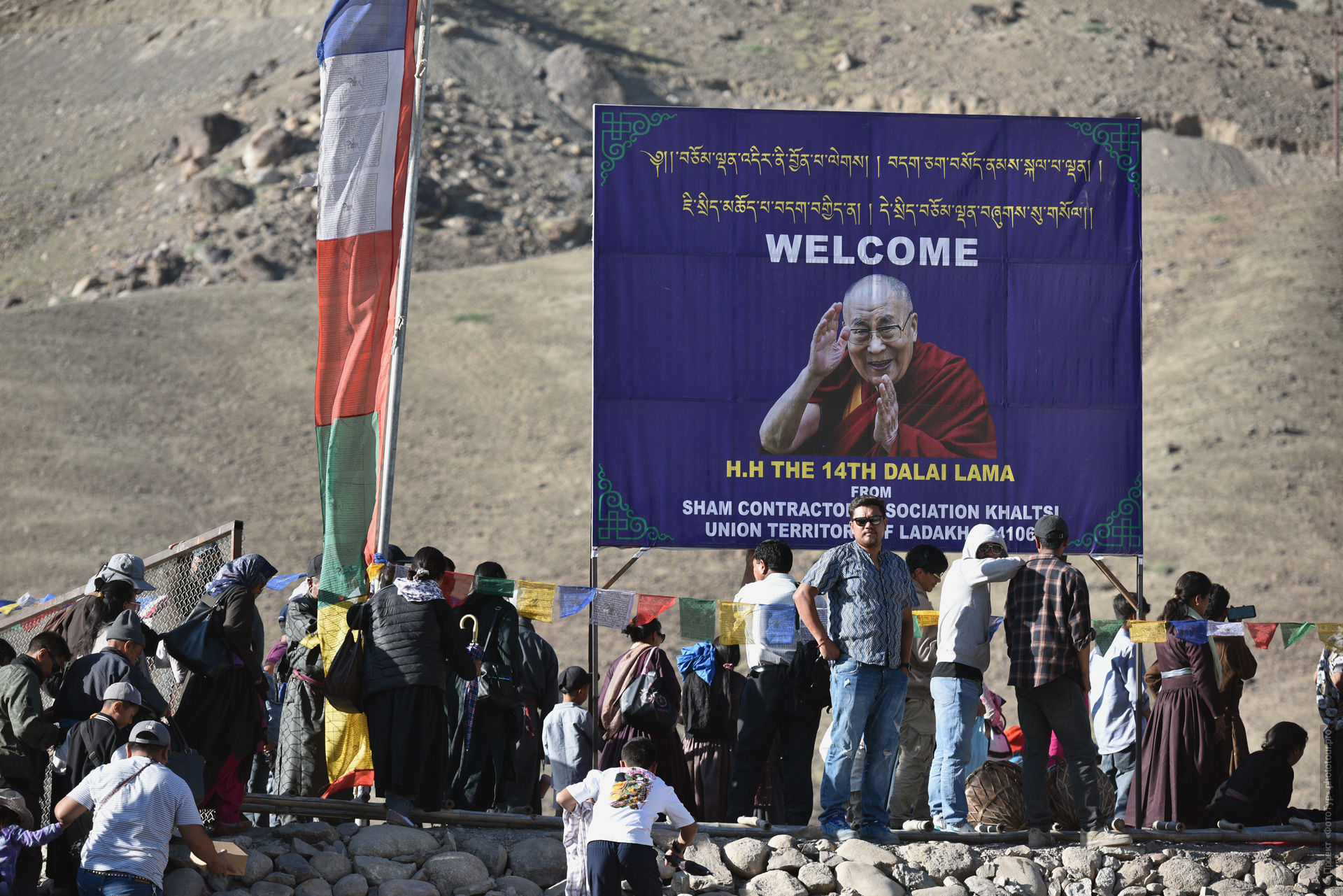 Учения Его Святейшества Далай Ламы в Калце, йога-тур Марины Плехановой в Ладакхе, август 2023 года.