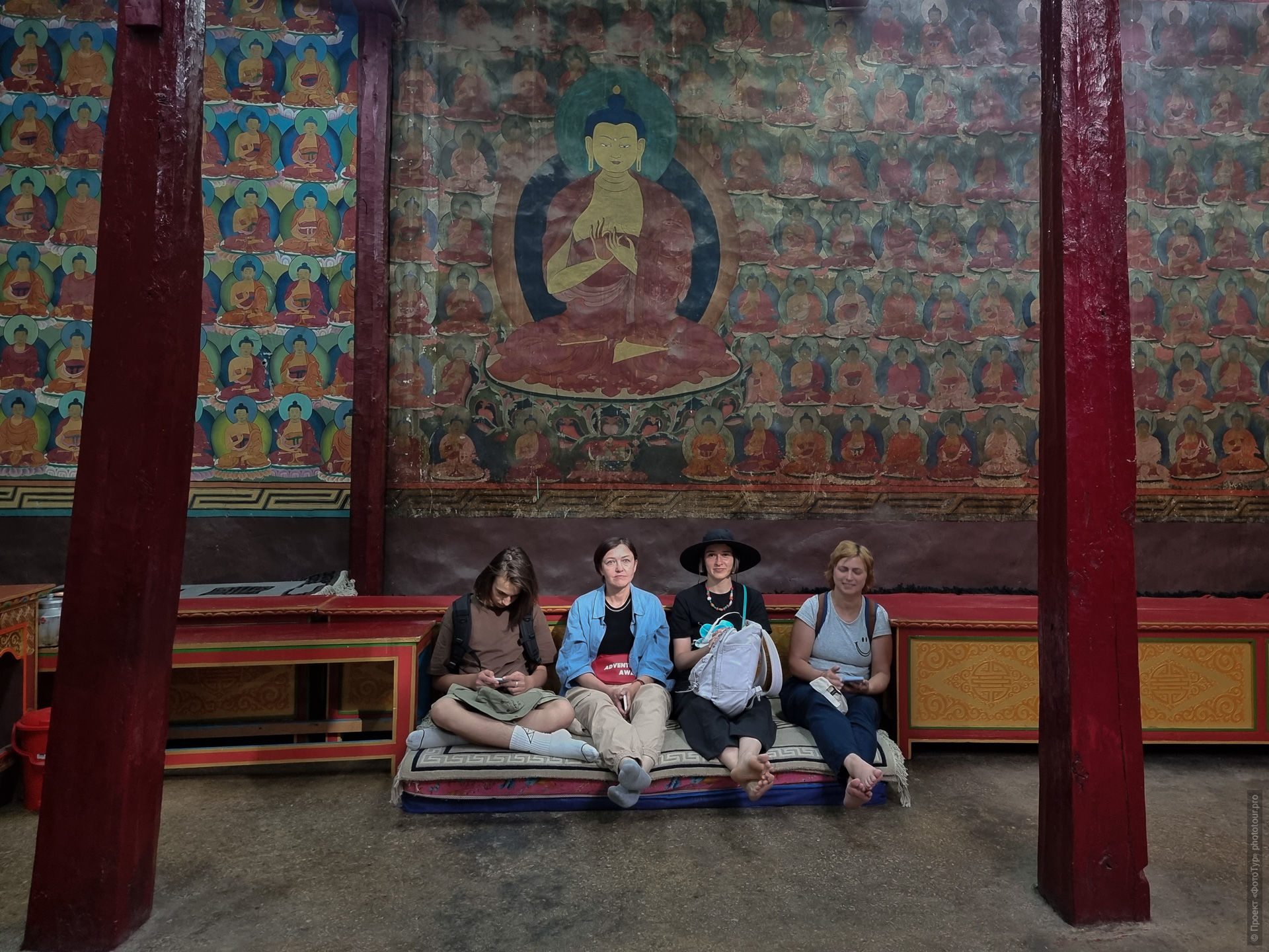 Буддийский монастырь Чамдей Гонпа, йога-тур в Ладакх студии Яна Тиана, июль 2023 года.